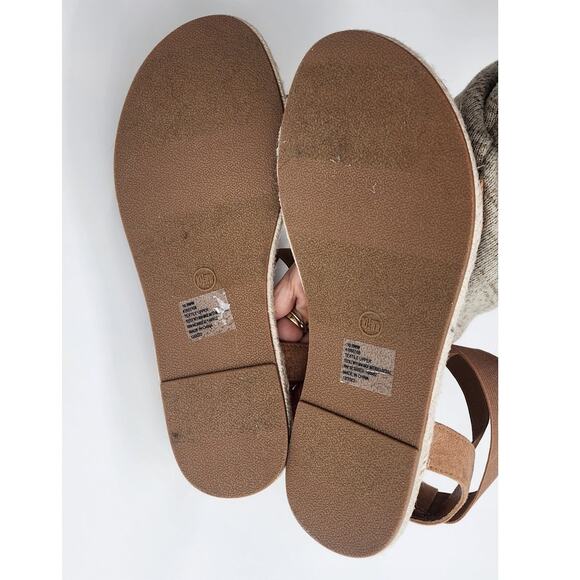 New Torrid Stretch Band Espadrilles Gladiator Sandals Size 10.5 WW Extra Wide - Picture 4 of 5